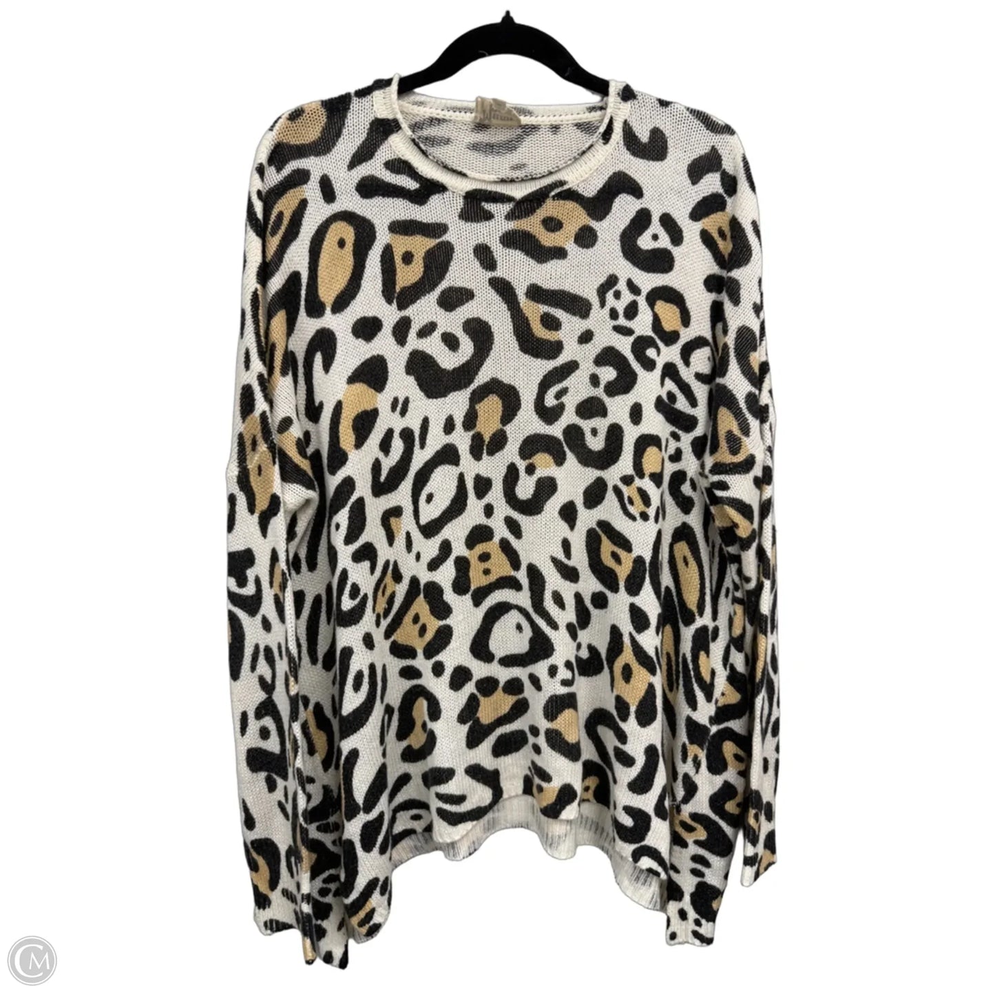 Sweater By Mumu In Black & White, Size: L