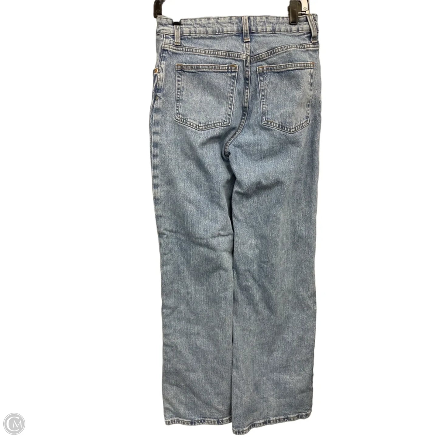 Jeans Wide Leg By H&m In Blue, Size: 4