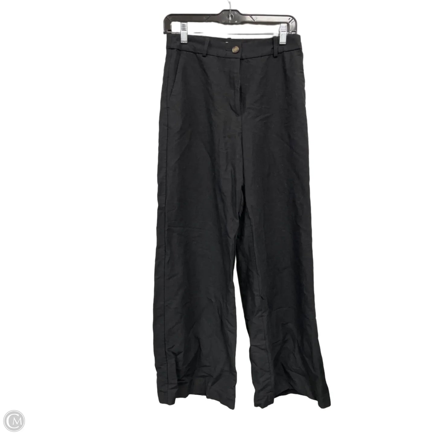 Pants Wide Leg By H&m In Black, Size: 4