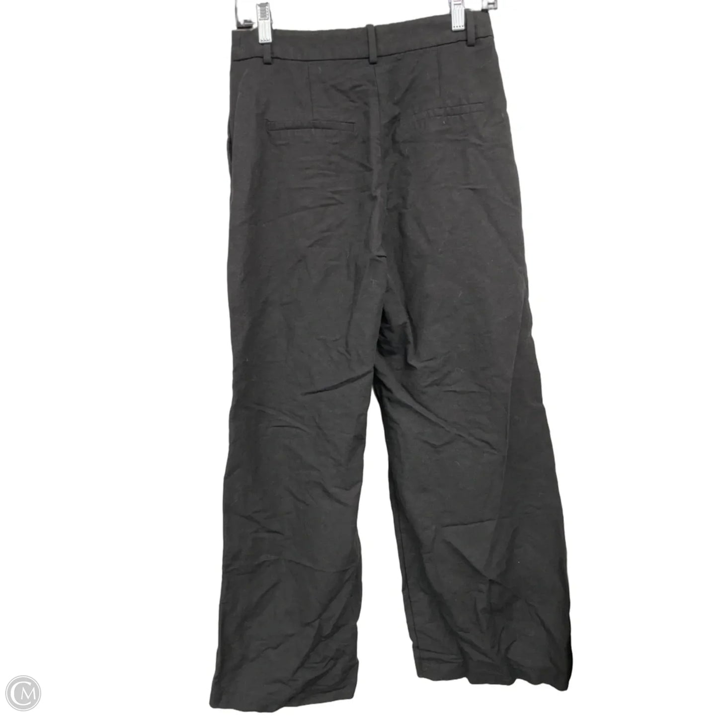 Pants Wide Leg By H&m In Black, Size: 4