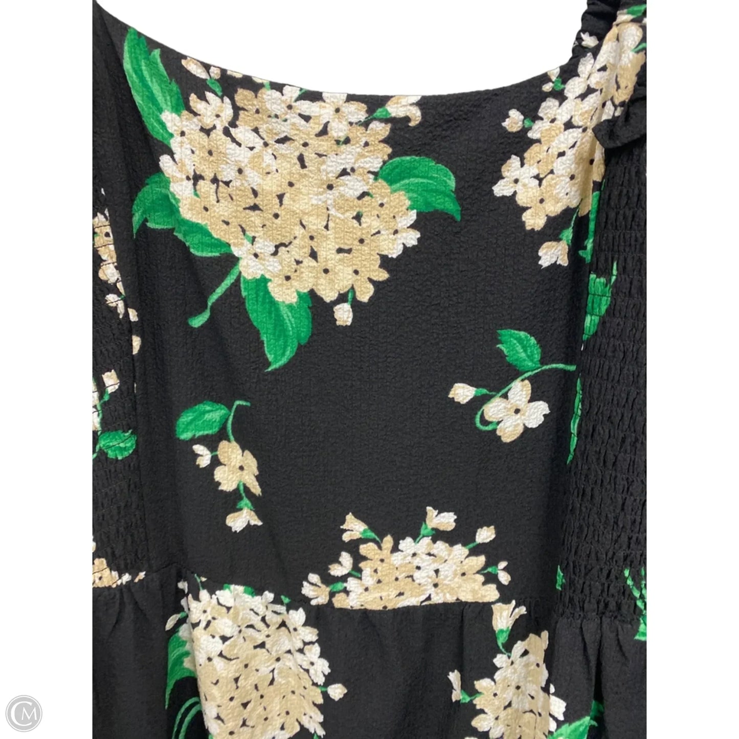 Dress Casual Midi By Draper James In Black & Cream, Size: L