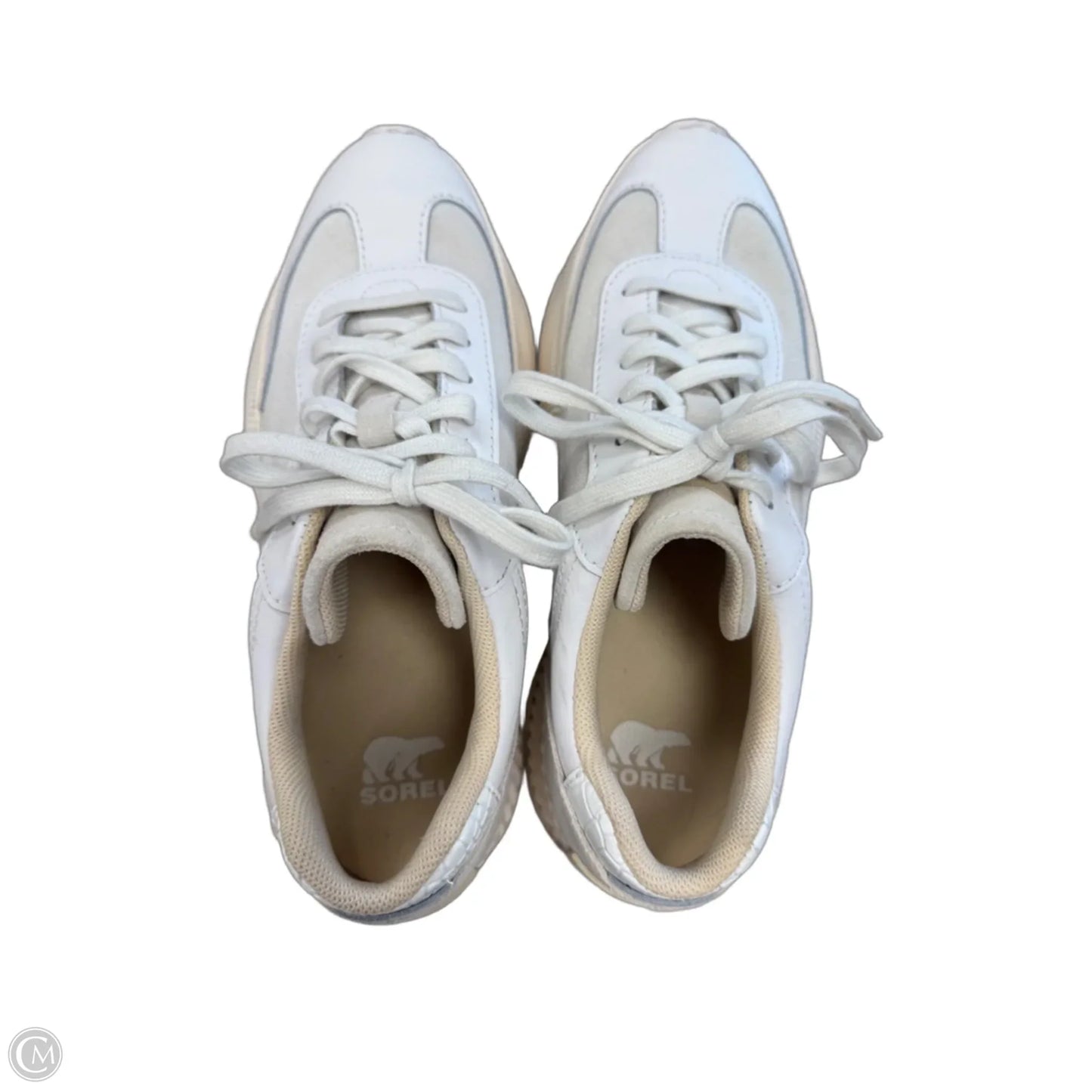 Shoes Sneakers By Sorel In Cream, Size: 8