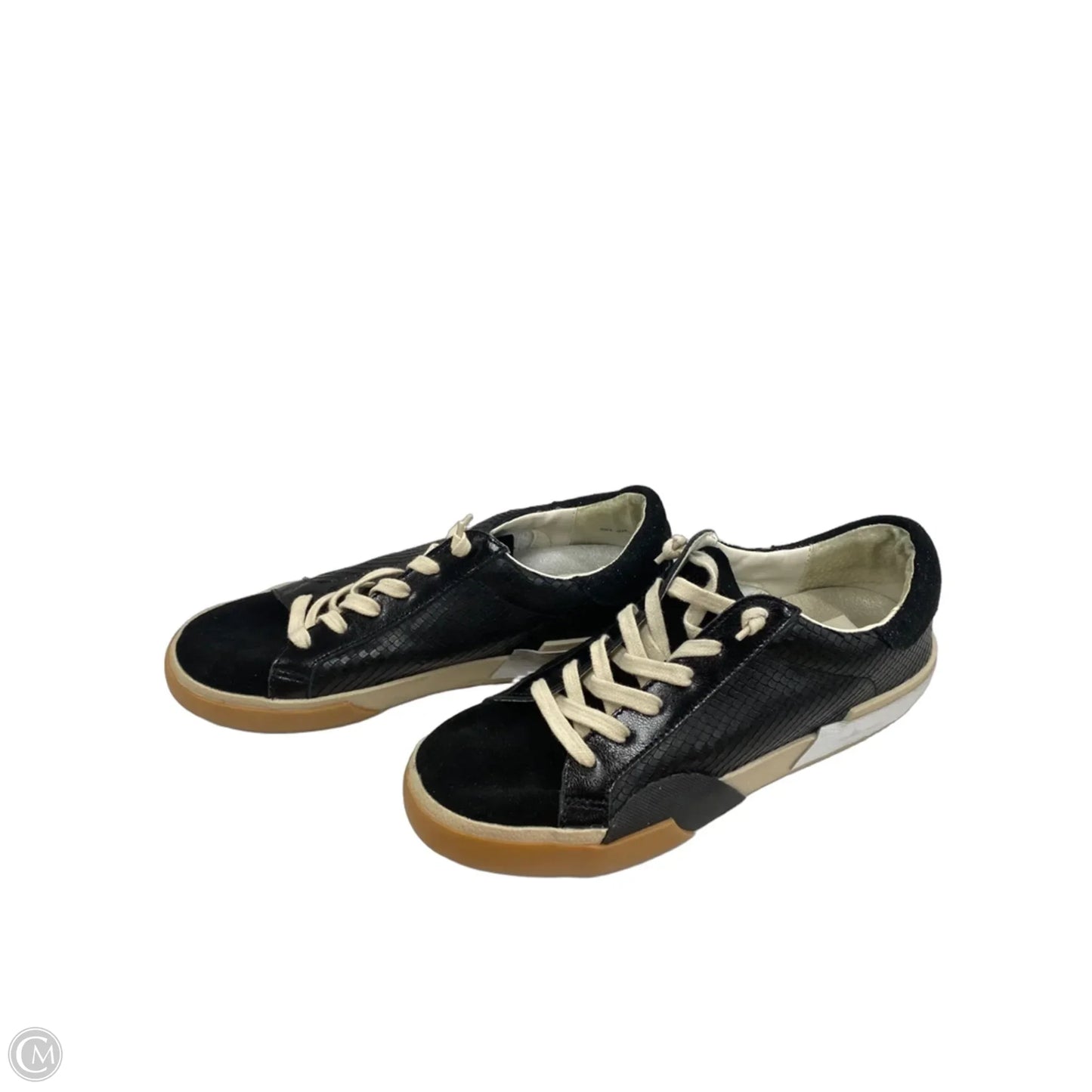 Shoes Sneakers By Dolce Vita In Black & Silver, Size: 8