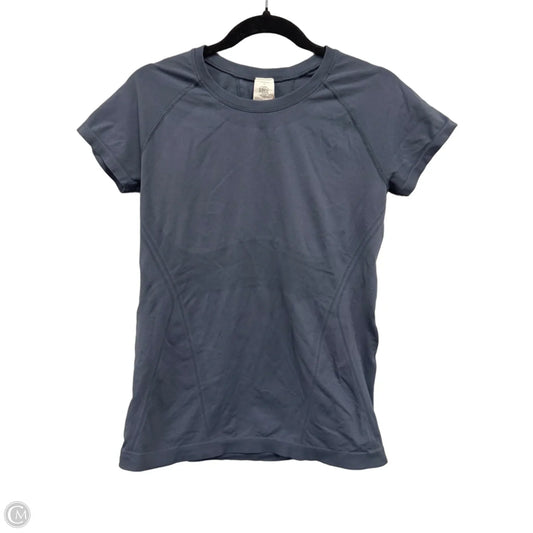 Athletic Top Short Sleeve By Athleta In Blue, Size: M