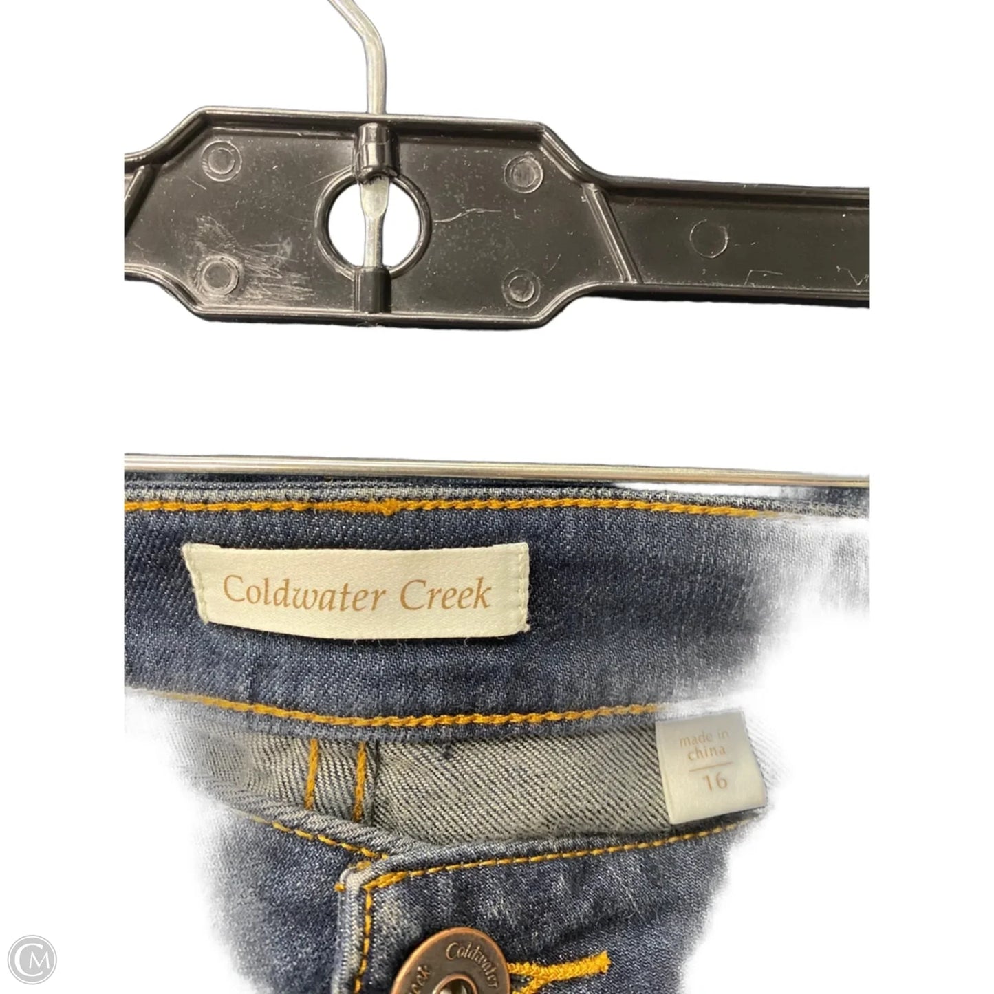 Jeans Skinny By Coldwater Creek In Blue, Size: 16