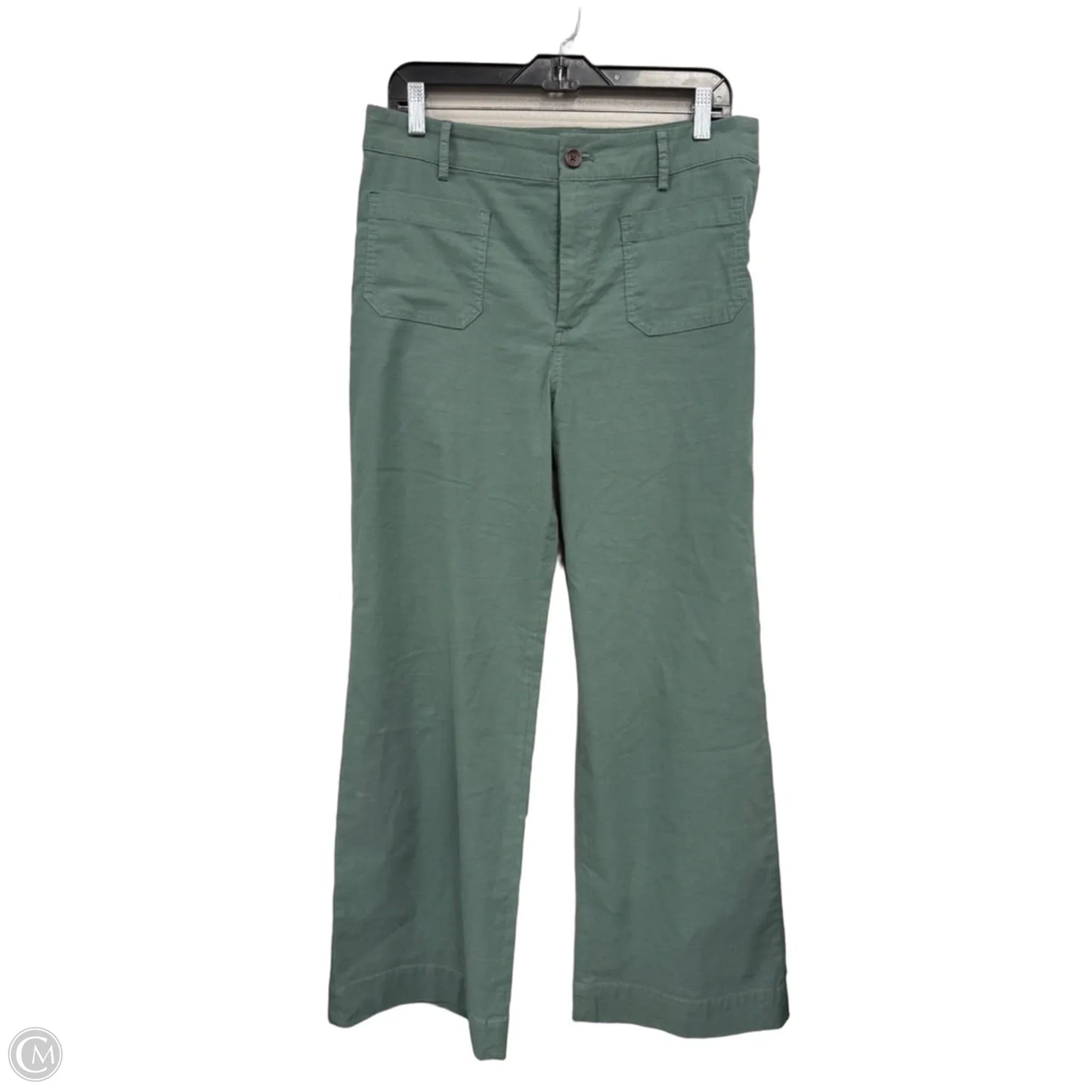 Pants Wide Leg By J. Crew In Green, Size: 8