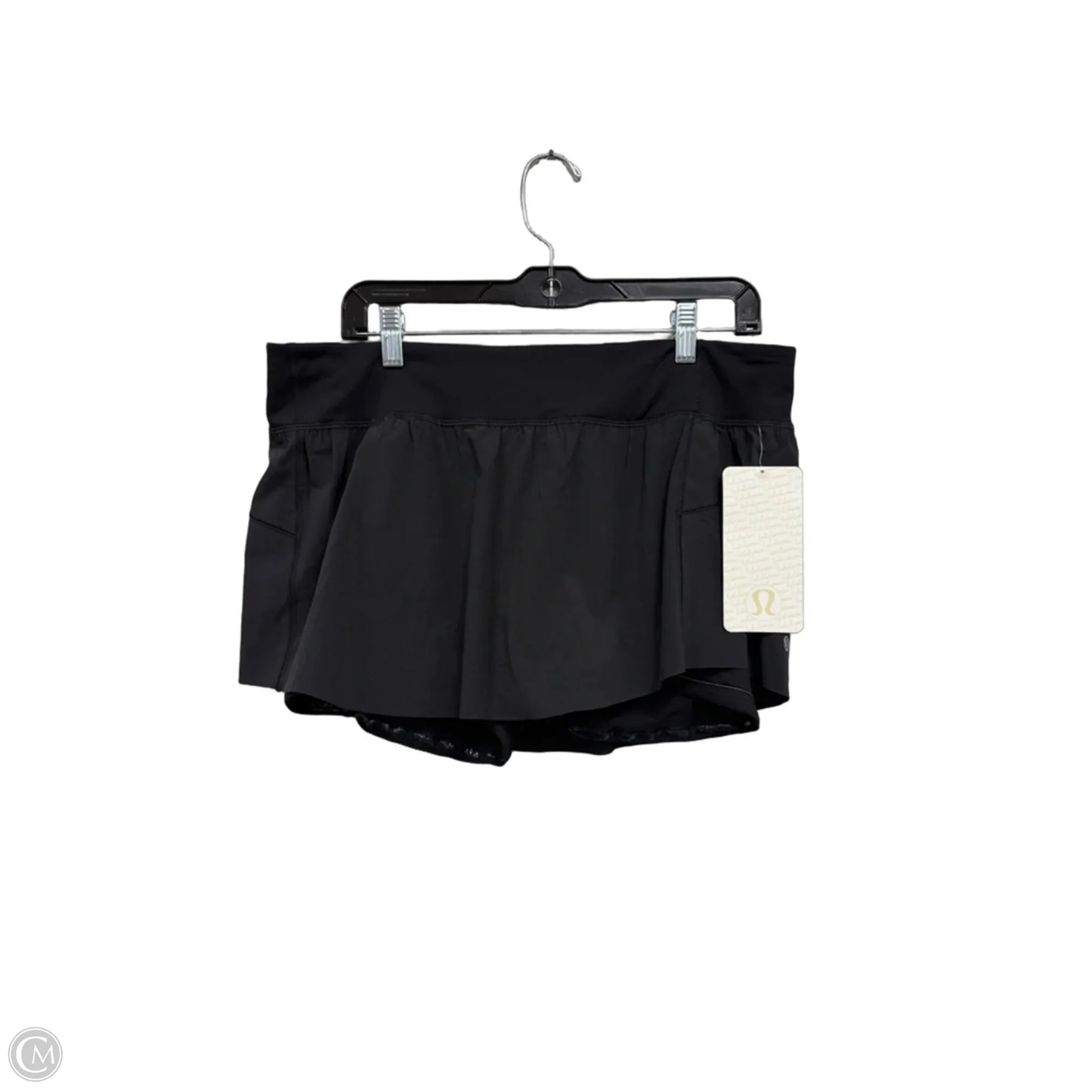 Athletic Skort By Lululemon In Black, Size: 12