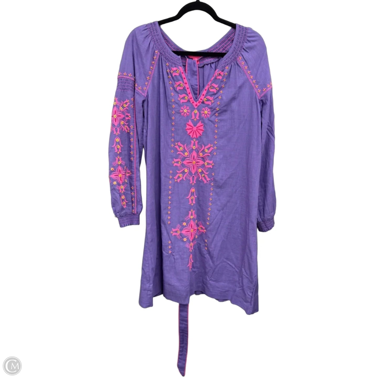 Dress Designer By Lilly Pulitzer In Pink & Purple, Size: 8