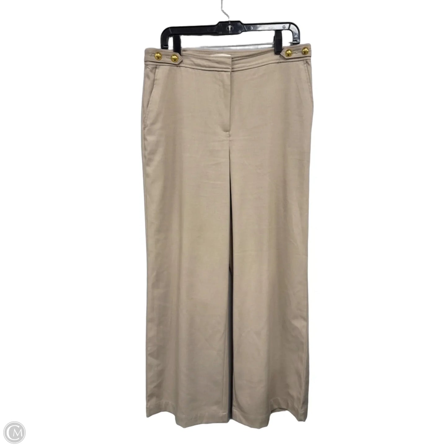 Pants Wide Leg By Loft In Tan, Size: 8