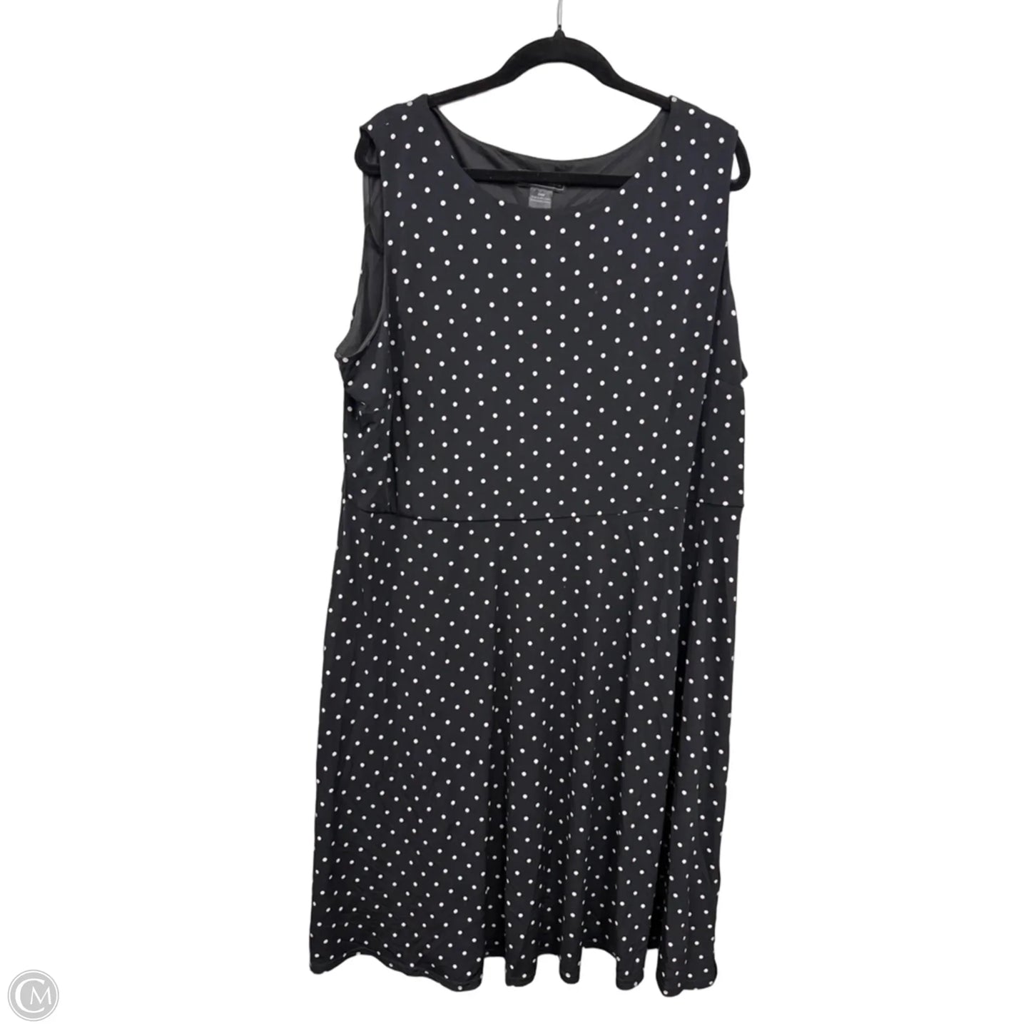 Dress Casual Midi By Jessica Howard In Black & White, Size: 20