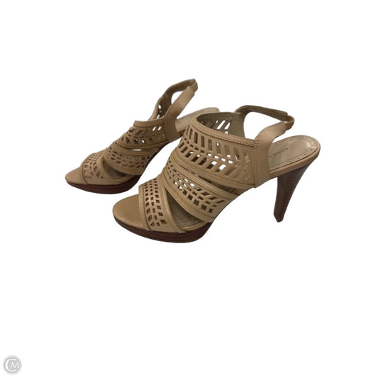 Shoes Heels Stiletto By Adrienne Vittadini In Tan, Size: 8