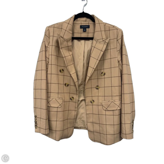 Blazer By Halogen In Brown & Tan, Size: L