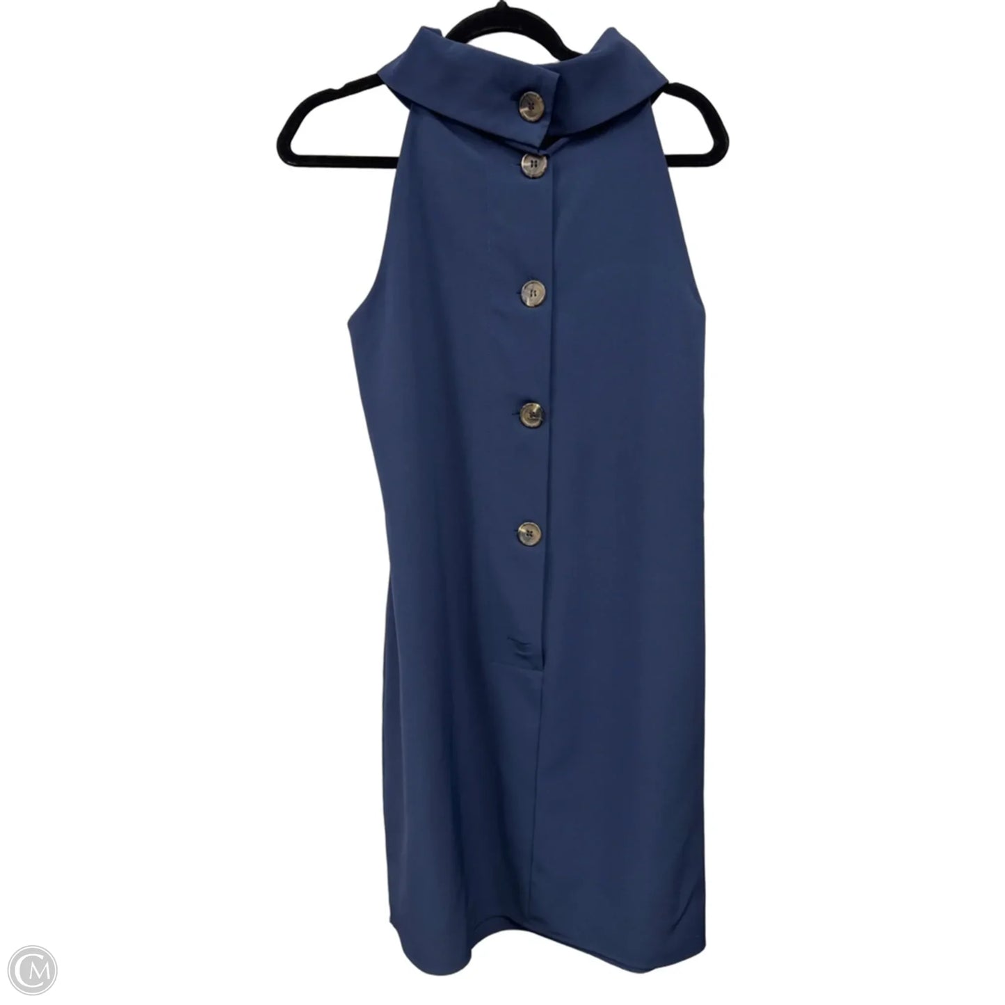 Dress Casual Midi By Sail To Sable In Navy, Size: M