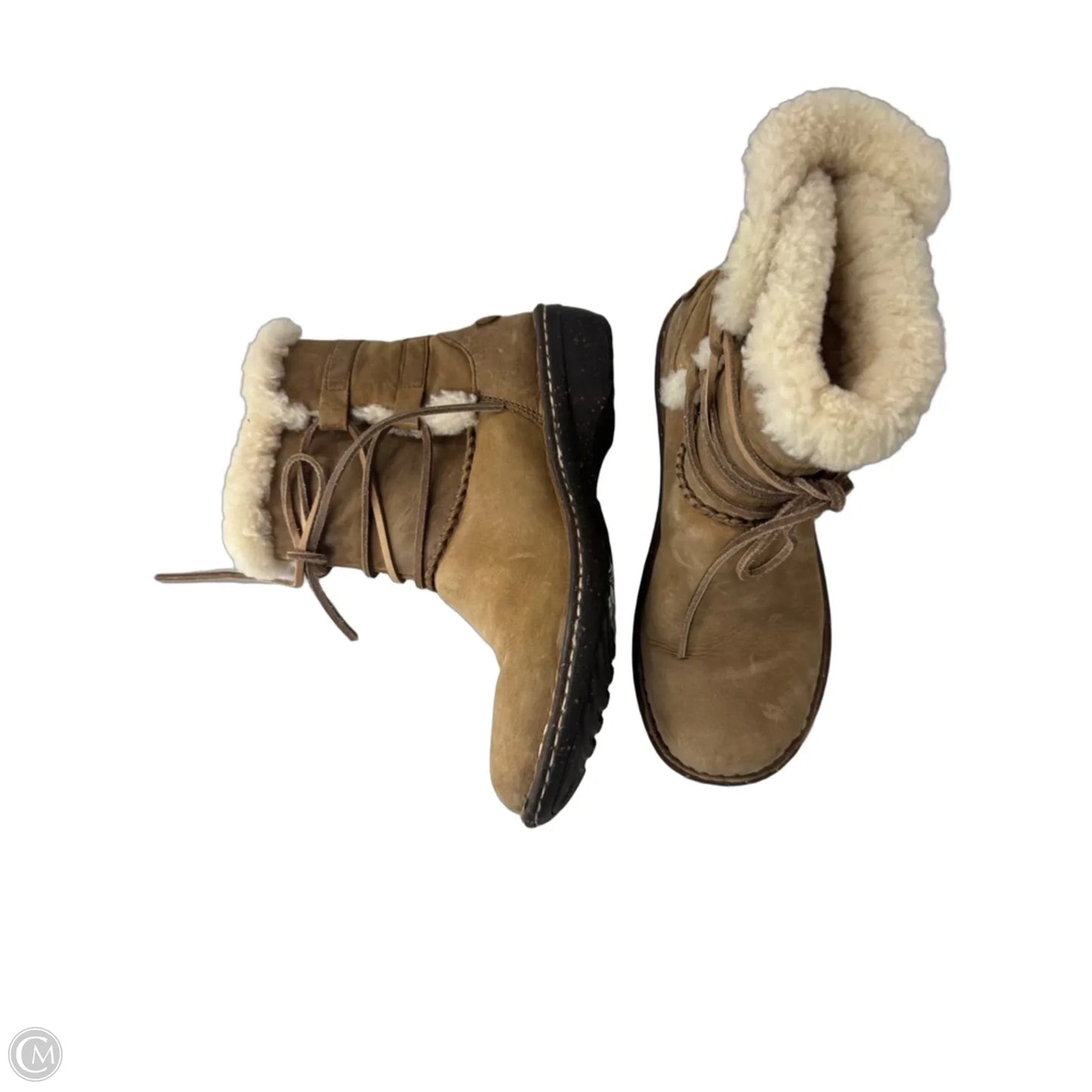 Boots Designer By Ugg In Tan, Size: 9