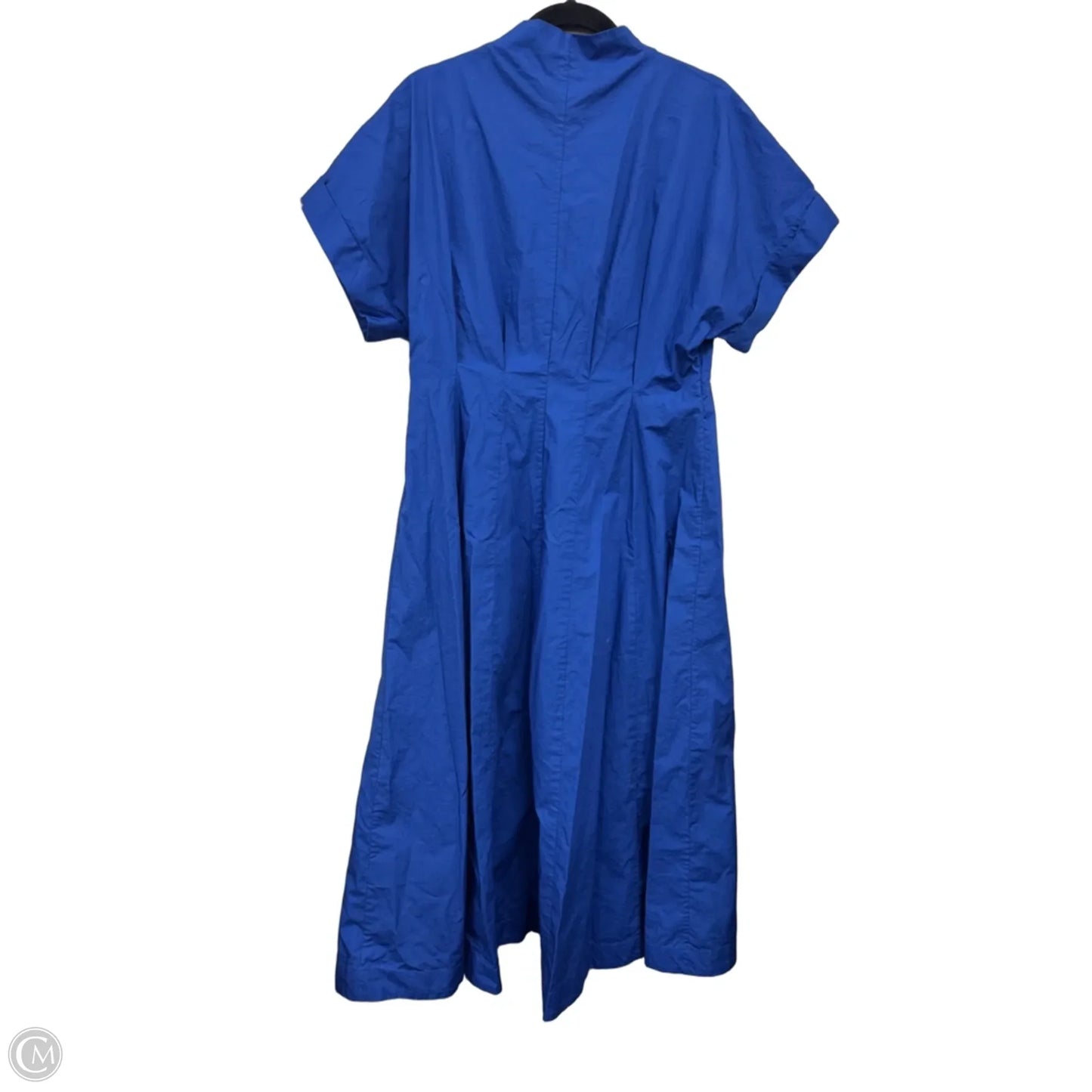 Dress Casual Midi By Banana Republic In Blue, Size: 12