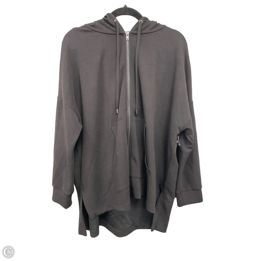 Sweatshirt Hoodie By Cable And Gauge In Black, Size: 1x
