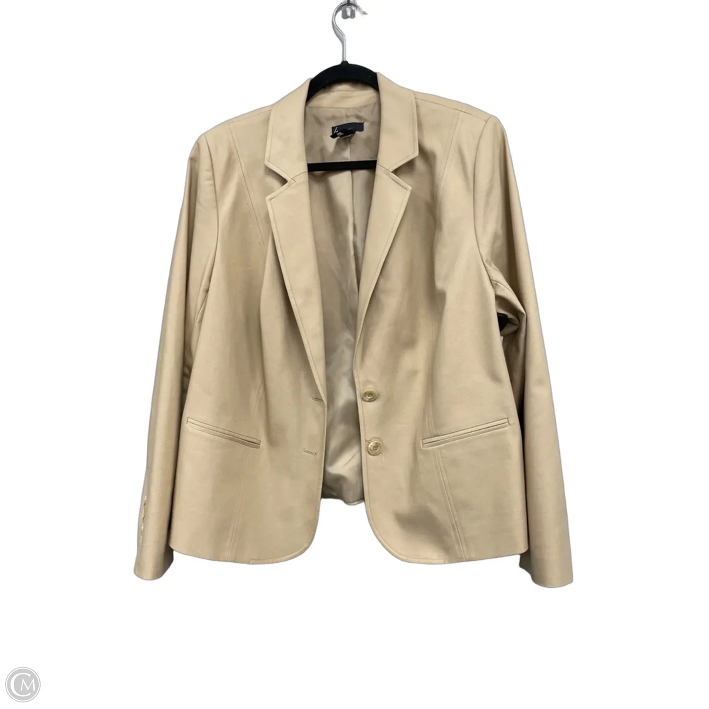Blazer By Lane Bryant In Tan, Size: 20