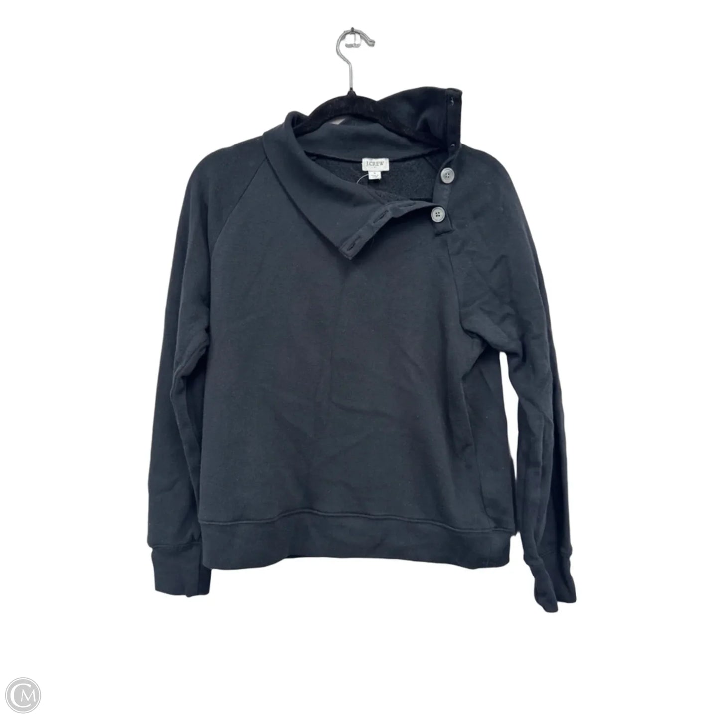 Sweatshirt Collar By J. Crew In Black, Size: S