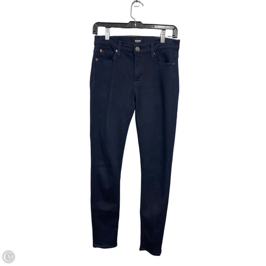 Jeans Skinny By Hudson In Navy, Size: 4
