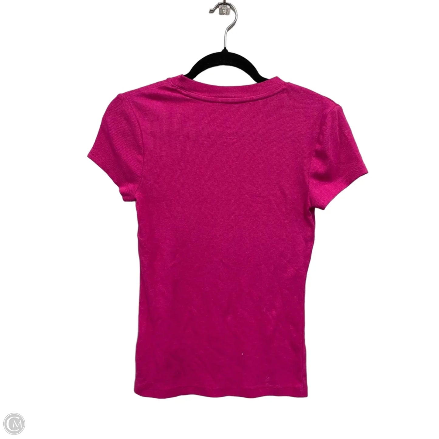 Top Short Sleeve Basic By A New Day In Pink, Size: Xs