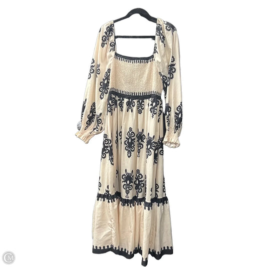 Dress Casual Maxi By Shein In Black & Cream, Size: 3x