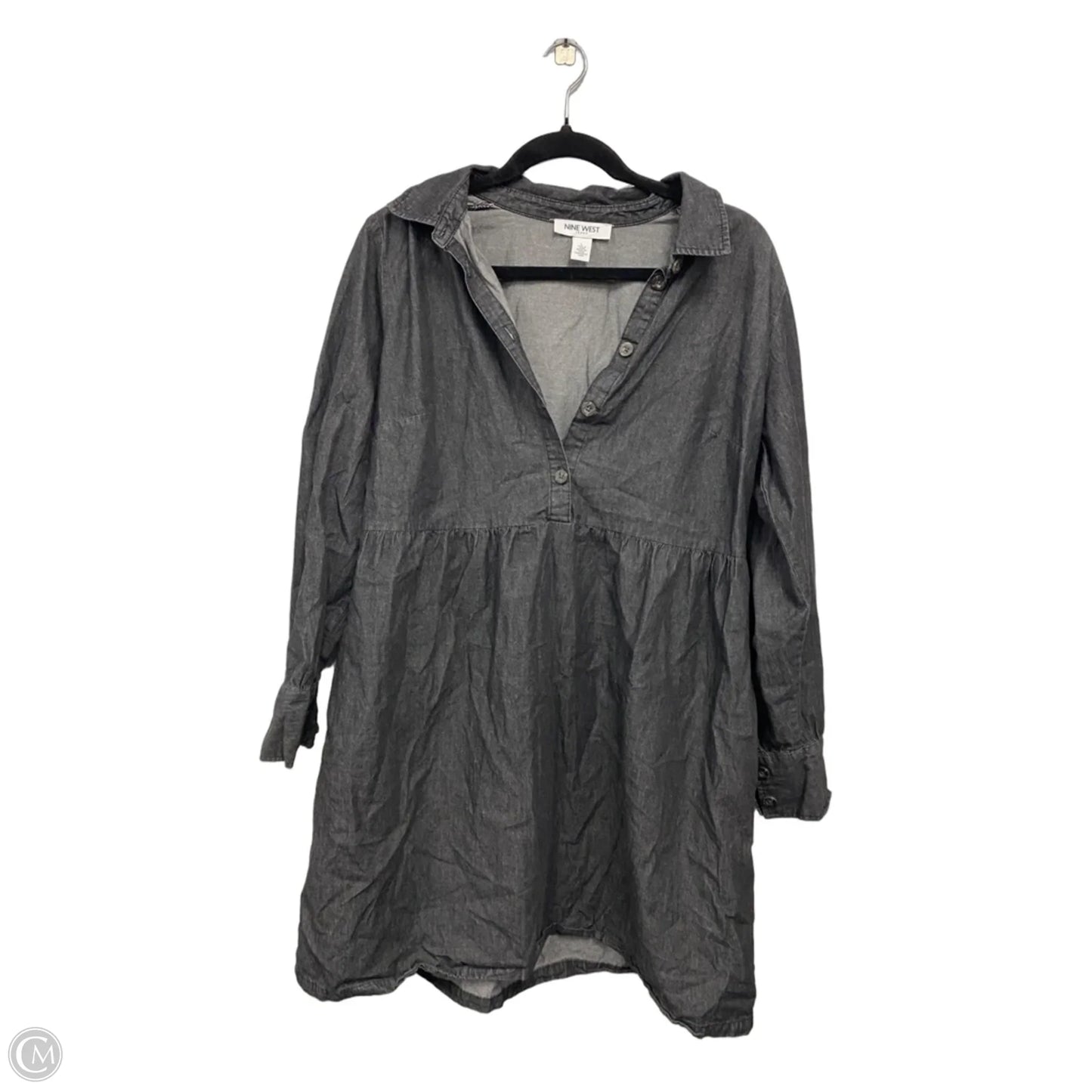 Dress Casual Short By Nine West In Grey, Size: L