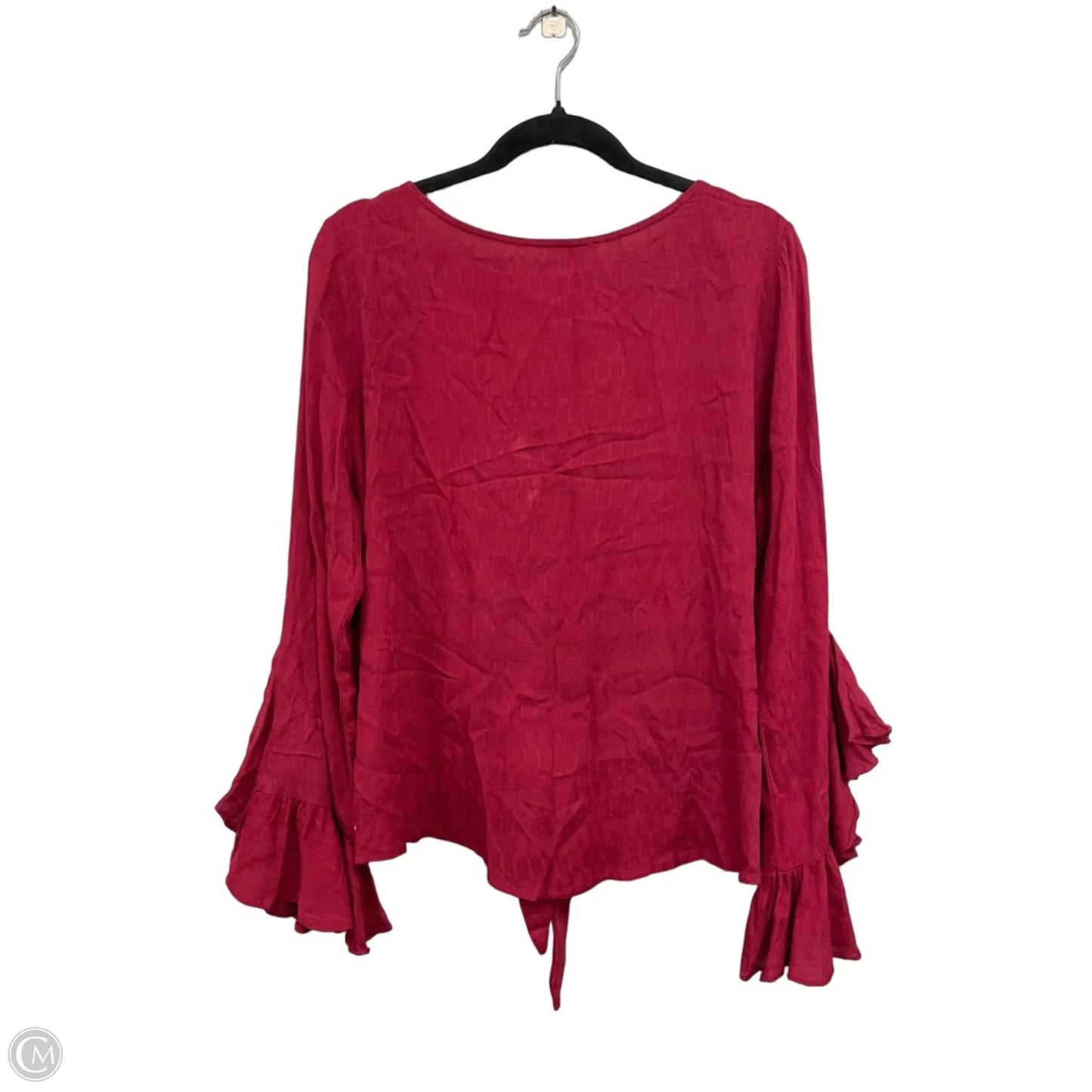 Top Long Sleeve By Umgee In Red, Size: L
