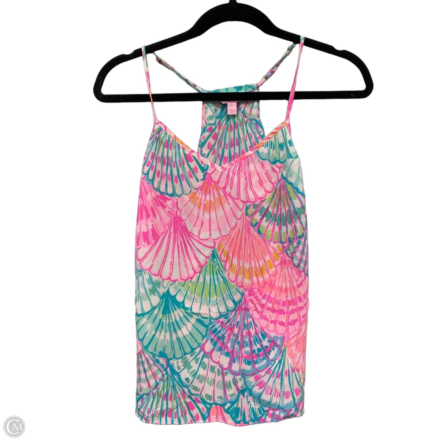 Tank Top Designer By Lilly Pulitzer In Blue & Pink, Size: S