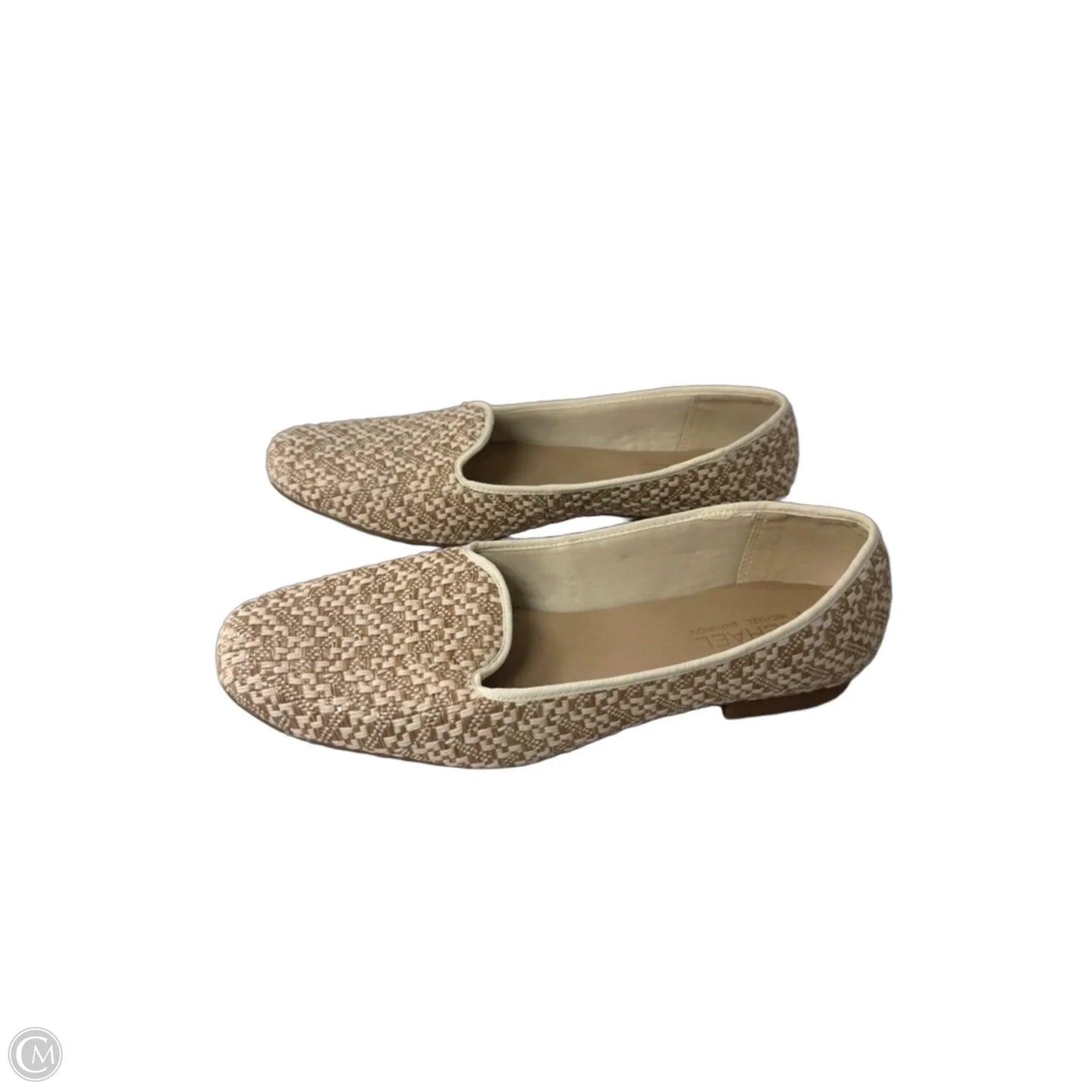 Shoes Flats By Michael Shannon In Cream & Tan, Size: 9