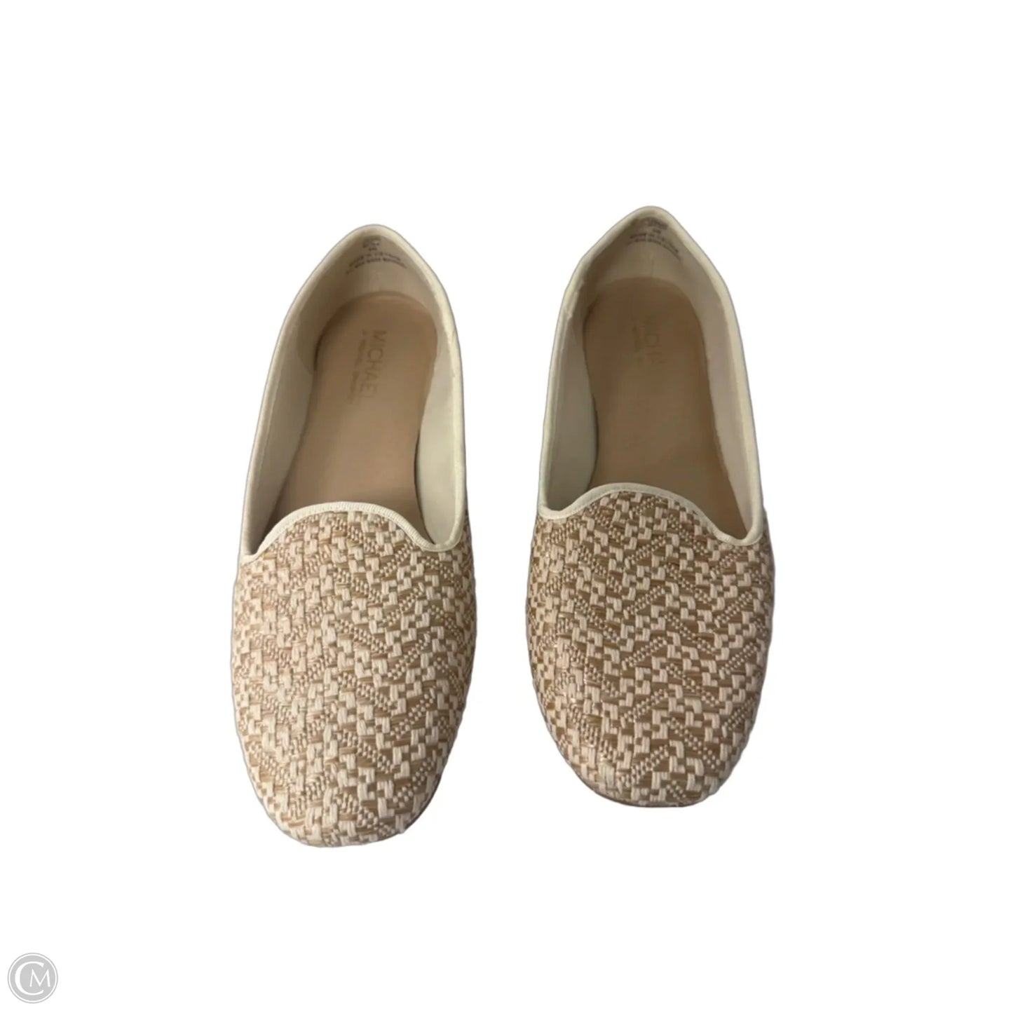 Shoes Flats By Michael Shannon In Cream & Tan, Size: 9