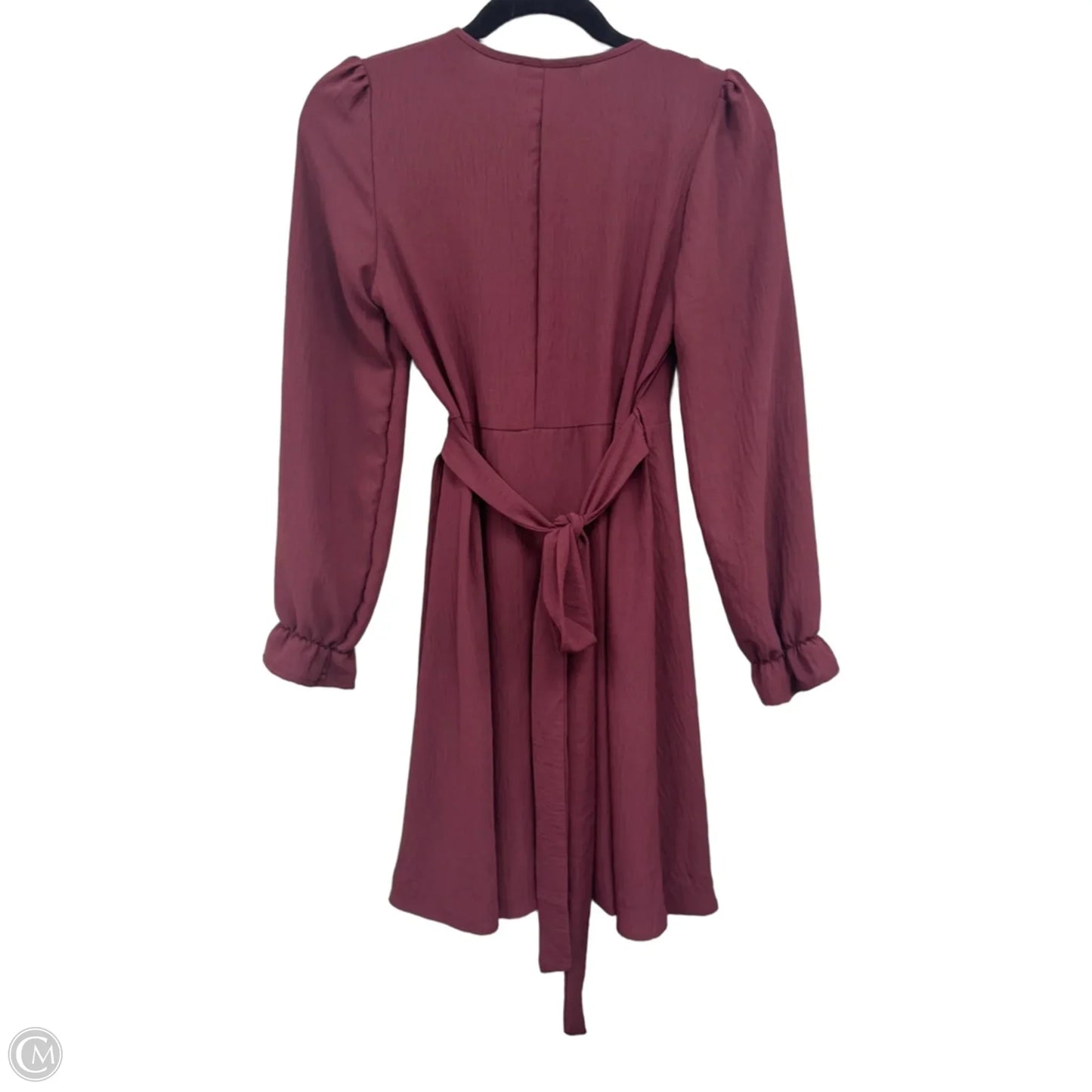 Dress Casual Short By Shein In Maroon, Size: S