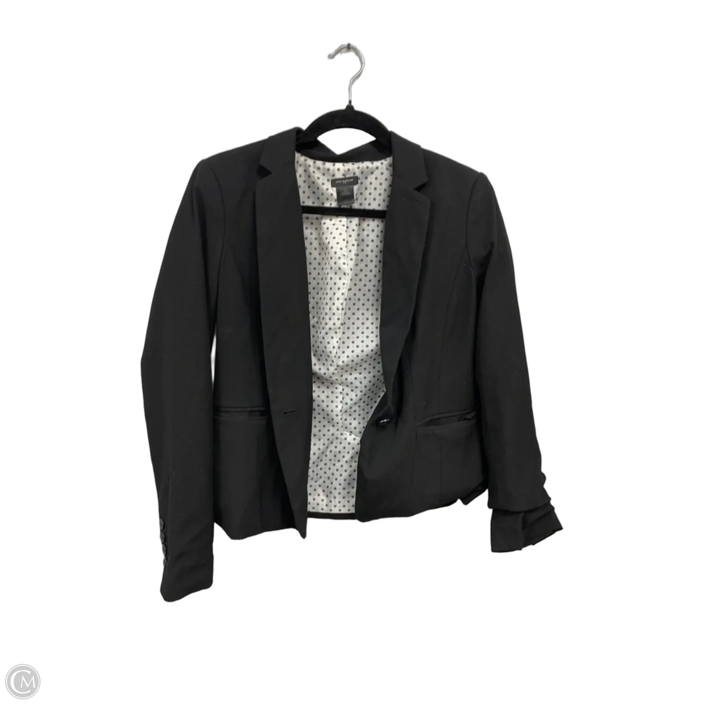 Blazer By Ann Taylor In Black, Size: 4