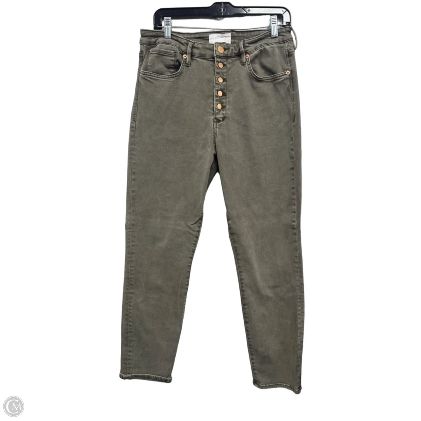 Jeans Straight By Dear John In Green, Size: 12