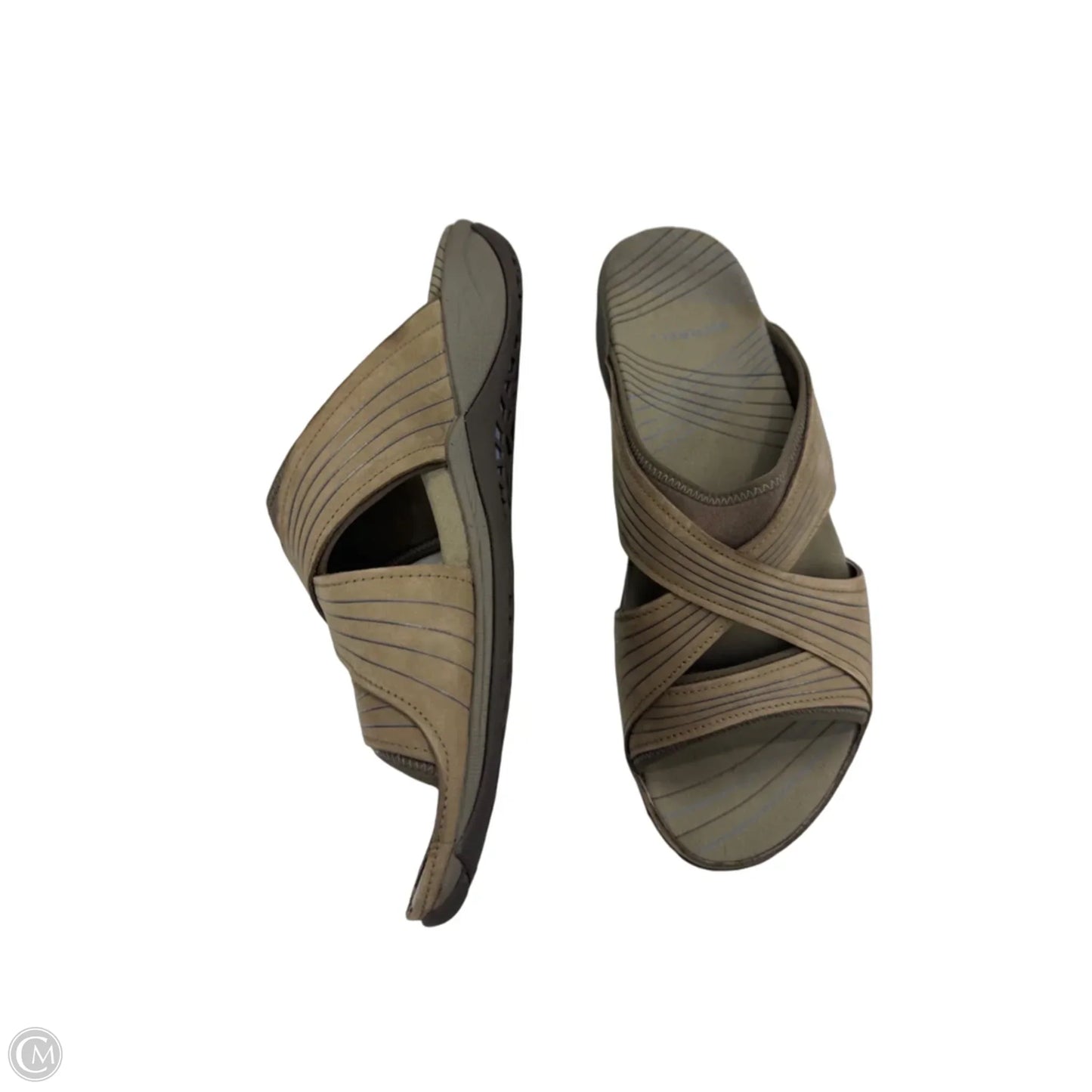 Sandals Flats By Merrell In Tan, Size: 11