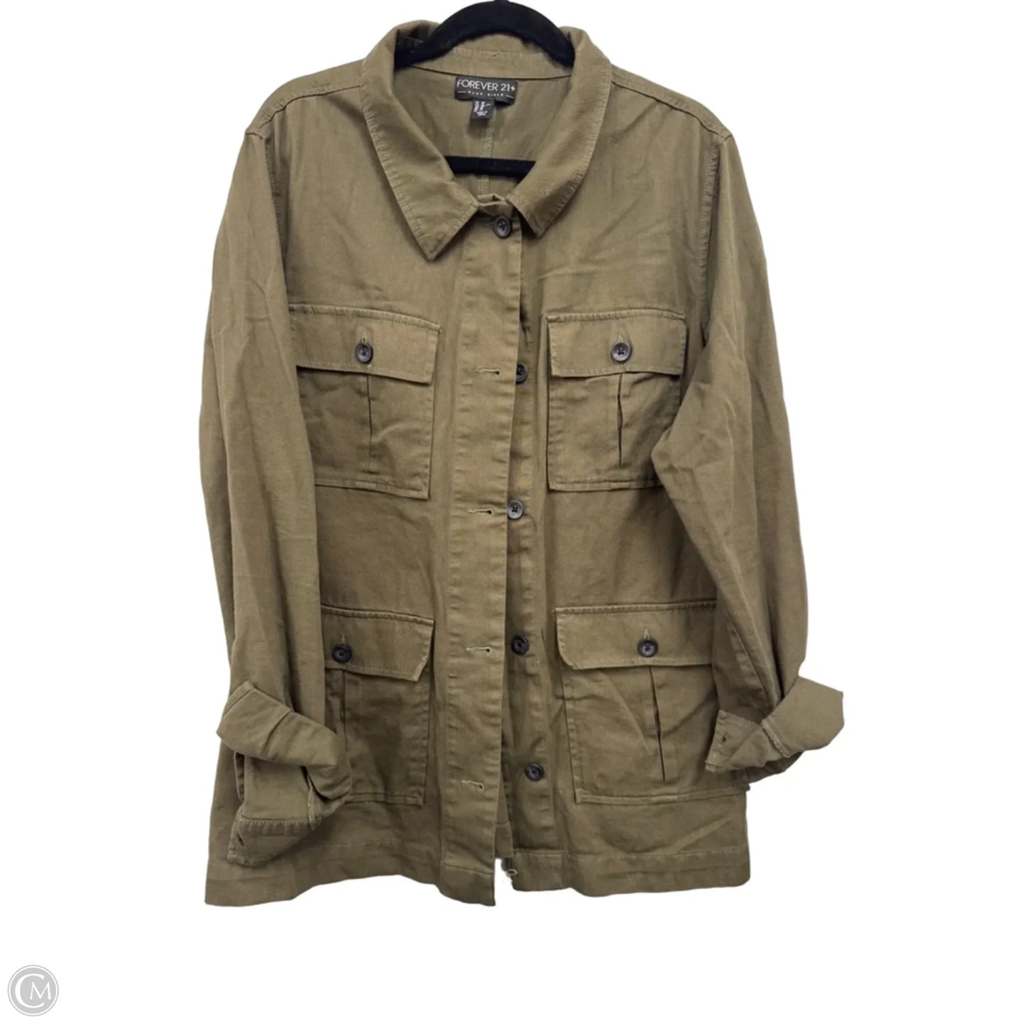 Jacket Other By Forever 21 In Green, Size: 3x
