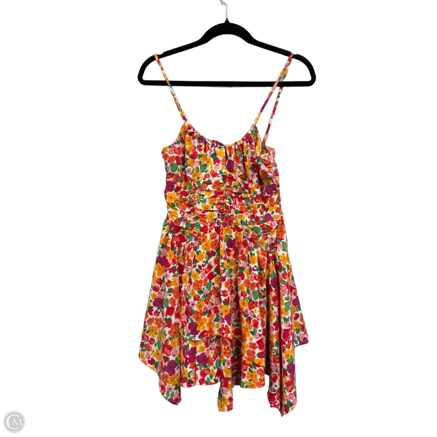 Dress Casual Short By Princess Polly In Orange & Pink, Size: 6