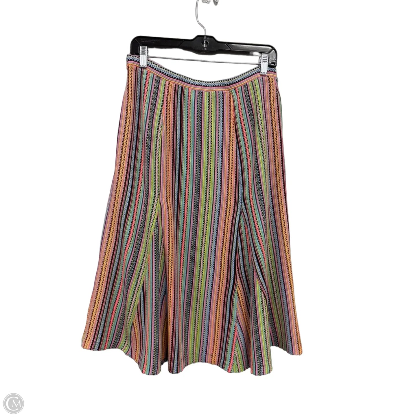 Skirt Midi By Maeve In Orange & Purple, Size: M