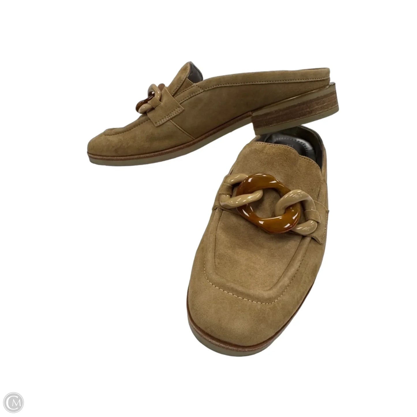 Shoes Flats By Clothes Mentor In Tan, Size: 8.5