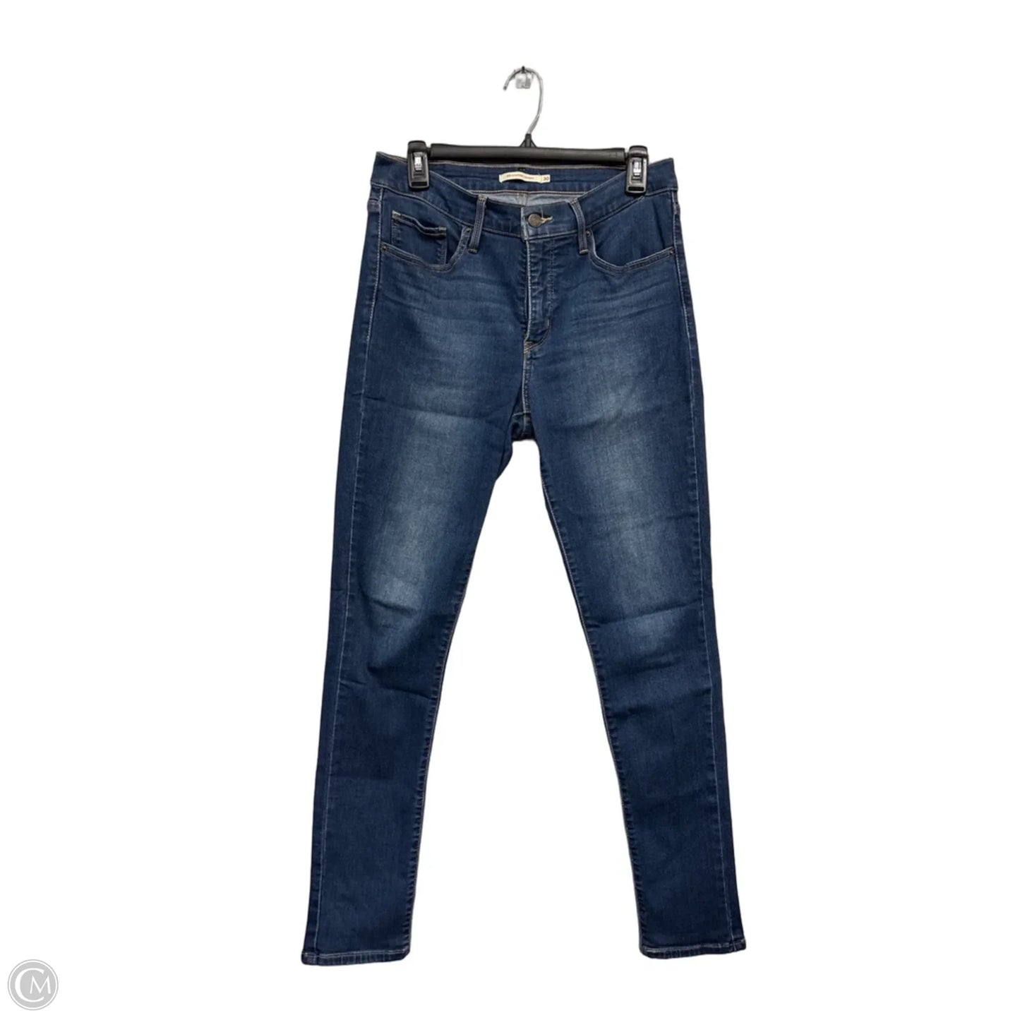 Jeans Skinny By Levis In Blue, Size: 10