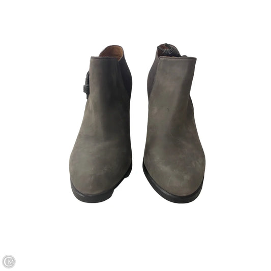 Boots Ankle Heels By Sperry In Grey, Size: 10