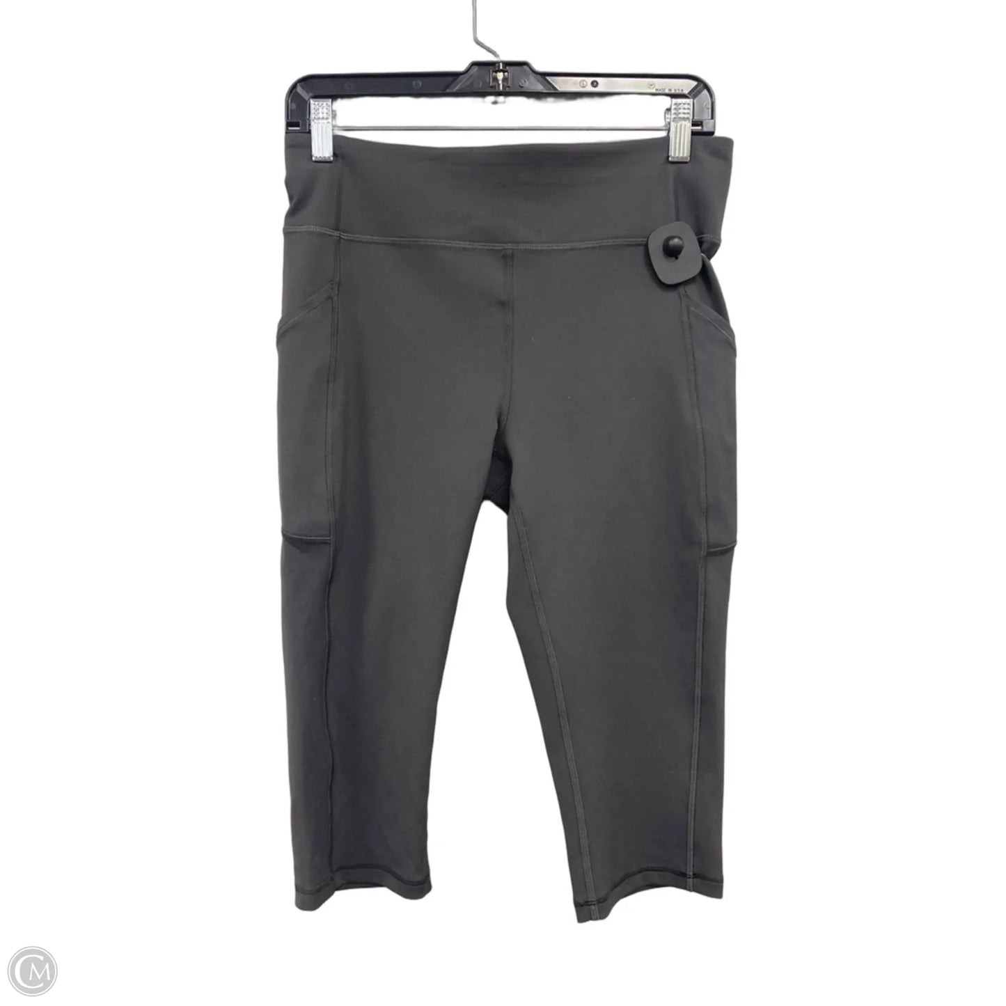 Athletic Leggings Capris By Lululemon In Grey, Size: 10