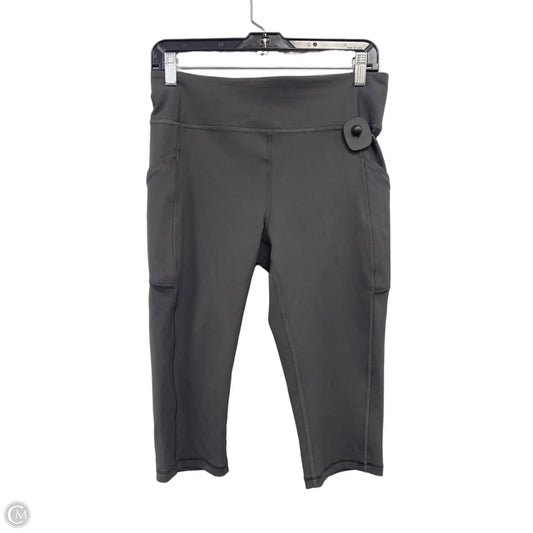 Athletic Leggings Capris By Lululemon In Grey, Size: 10