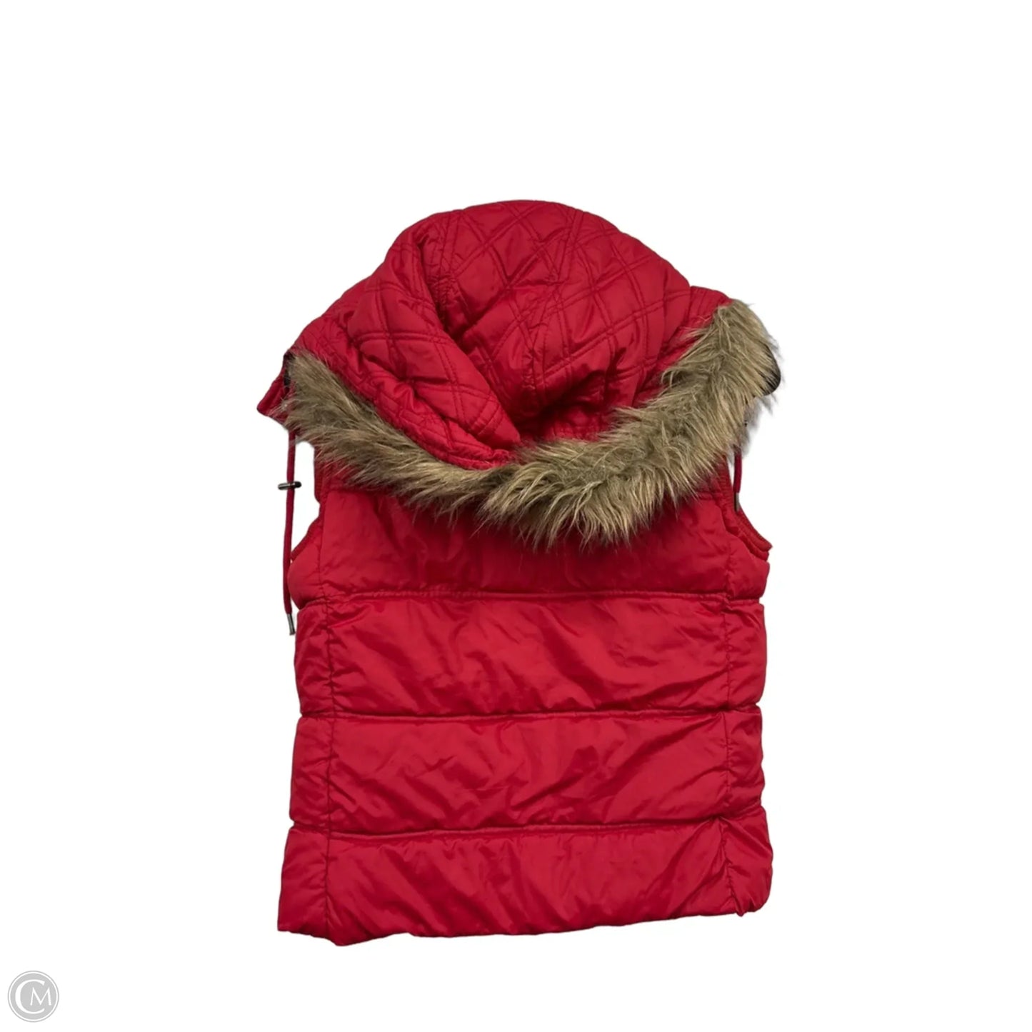 Vest Puffer & Quilted By Aeropostale In Red, Size: M