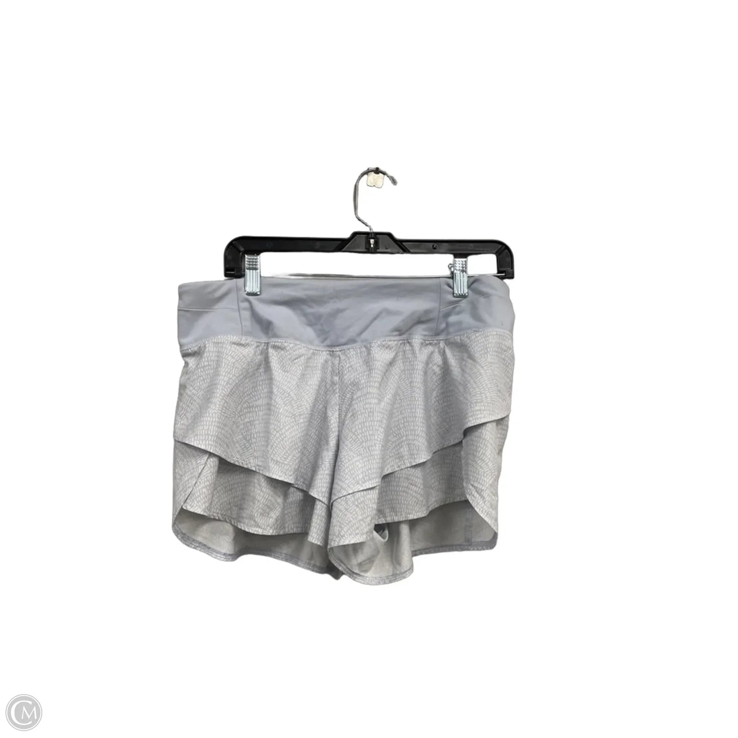 Athletic Shorts By Calia In Grey & White, Size: M
