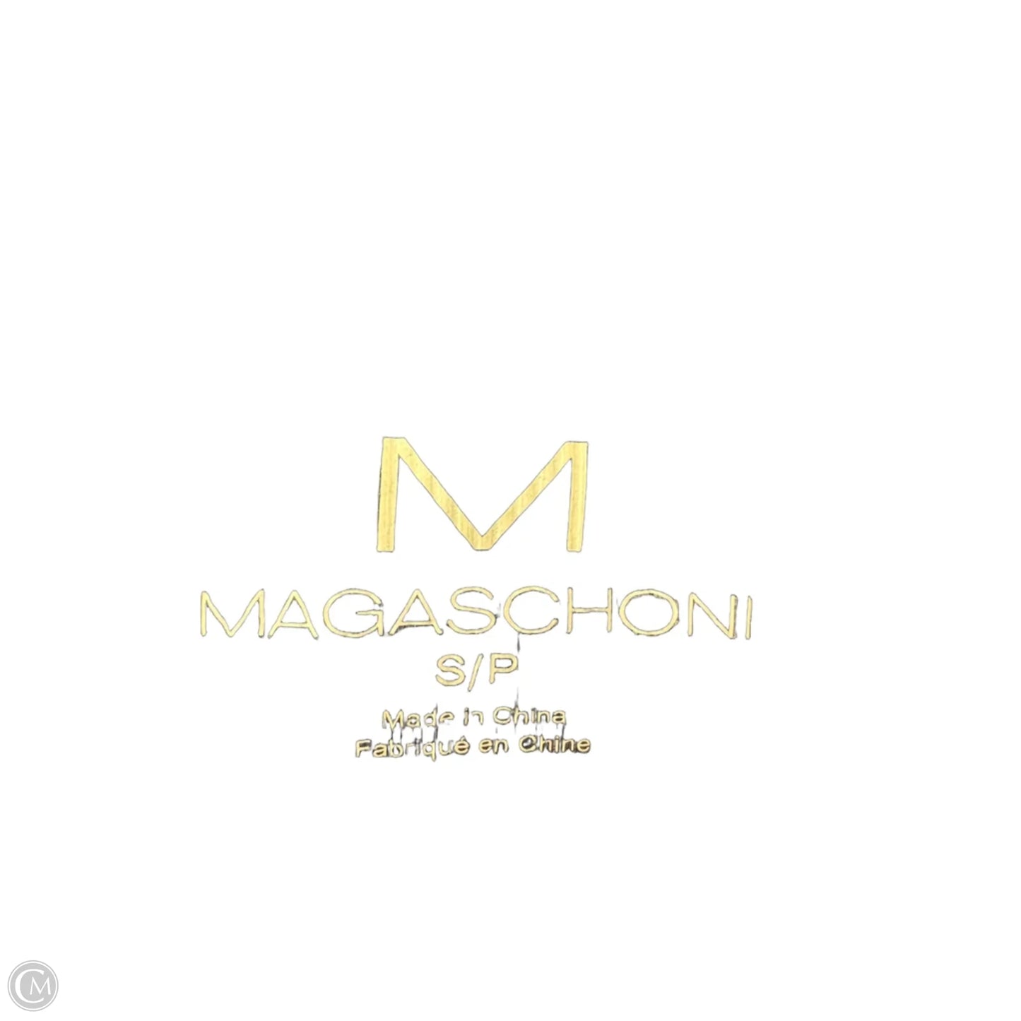 Top Long Sleeve By Magaschoni In Blue, Size: Xl