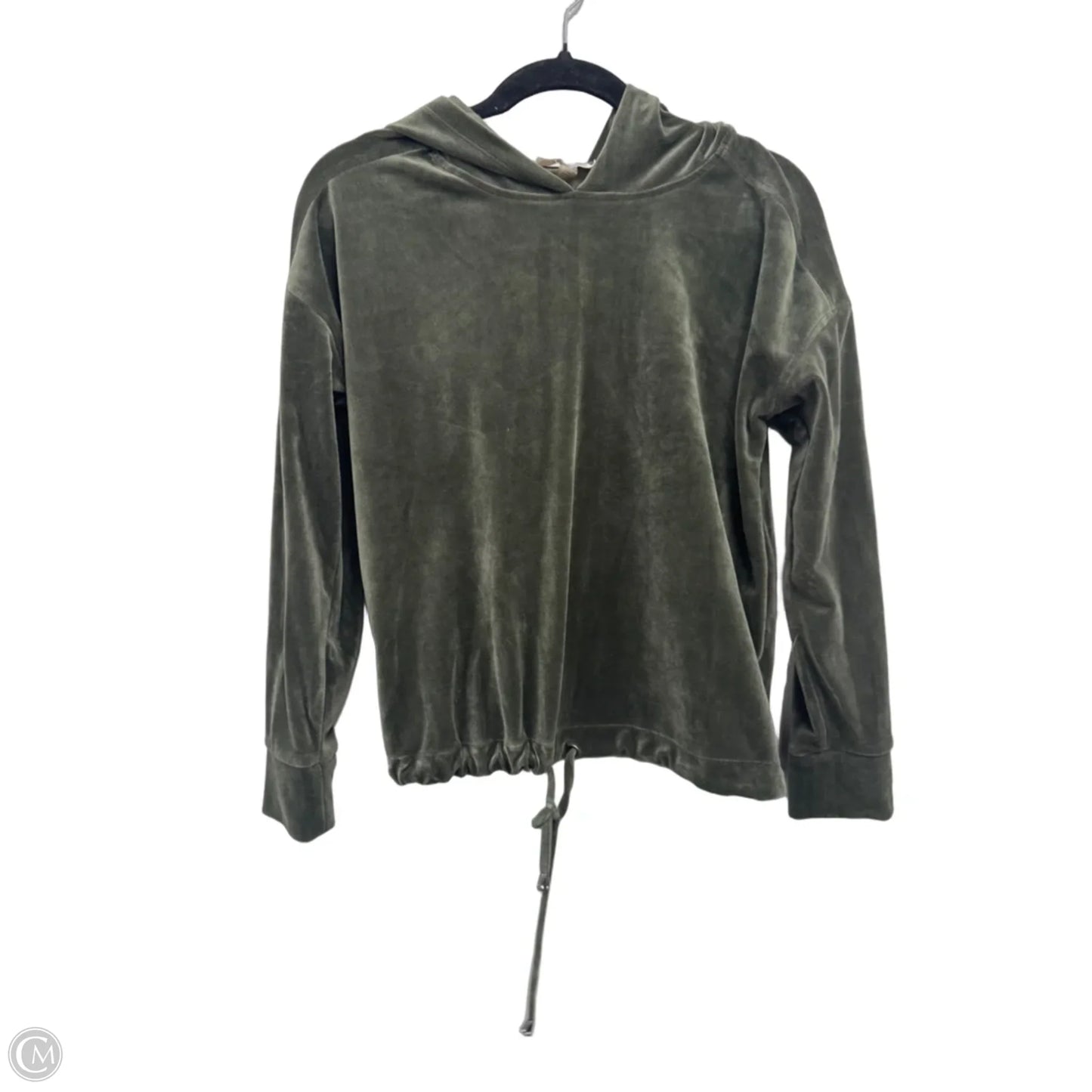 Sweatshirt Hoodie By Cable And Gauge In Green, Size: S