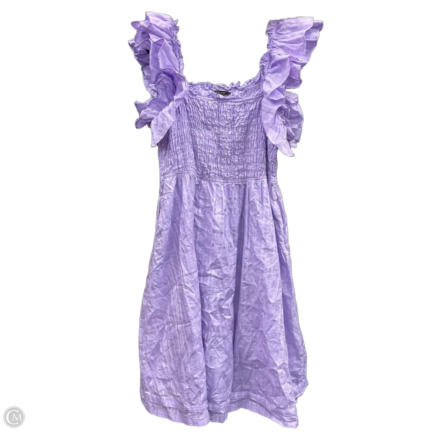 Dress Casual Midi By Banana Republic In Purple, Size: Xl
