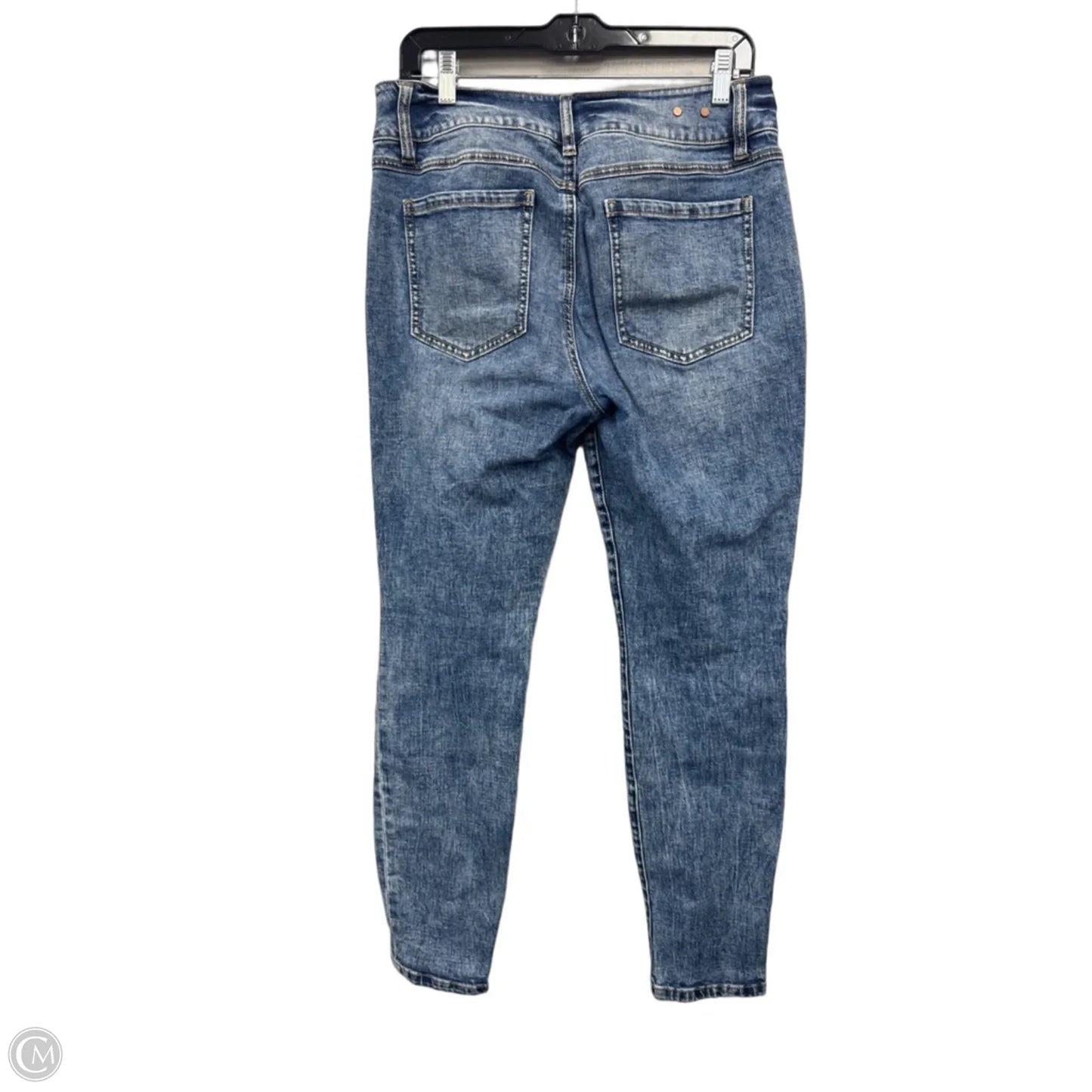 Jeans Skinny By Cabi In Blue, Size: 10