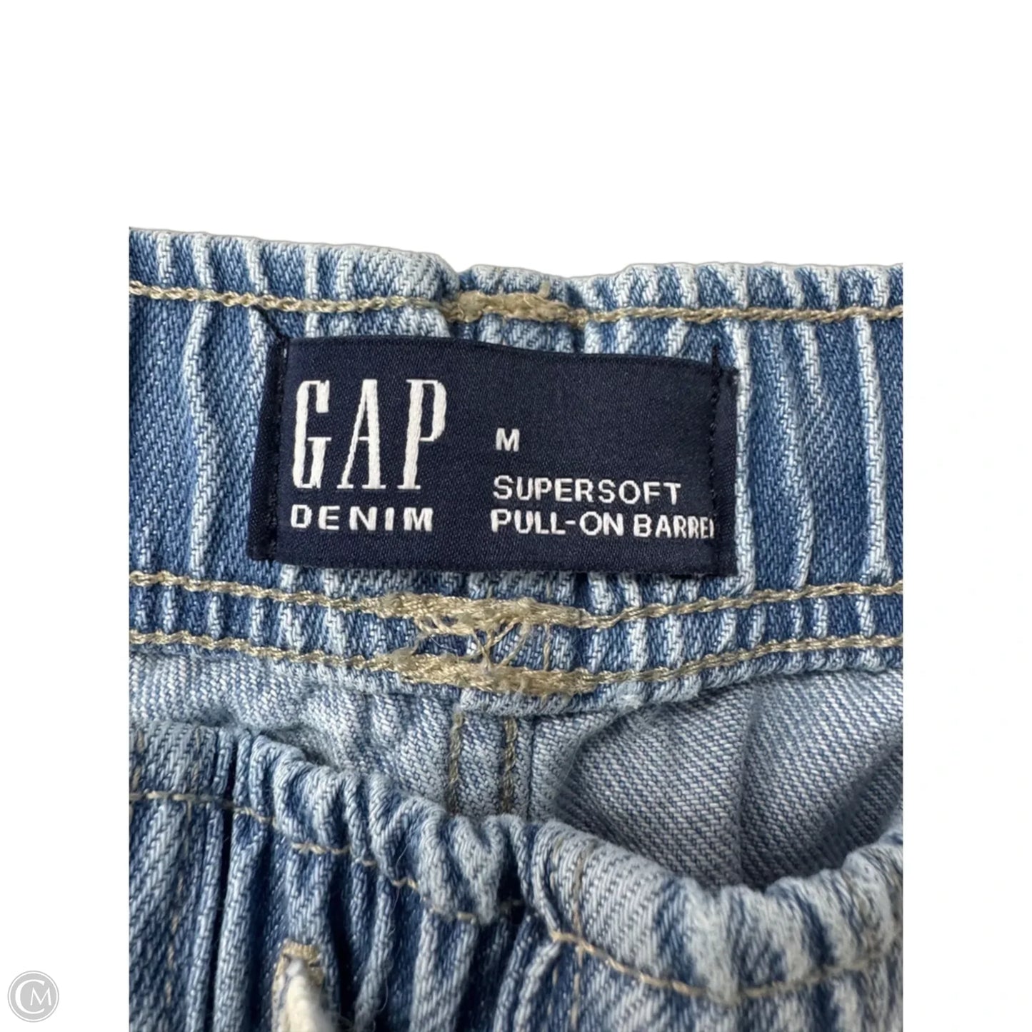 Jeans Wide Leg By Gap In Blue, Size: M
