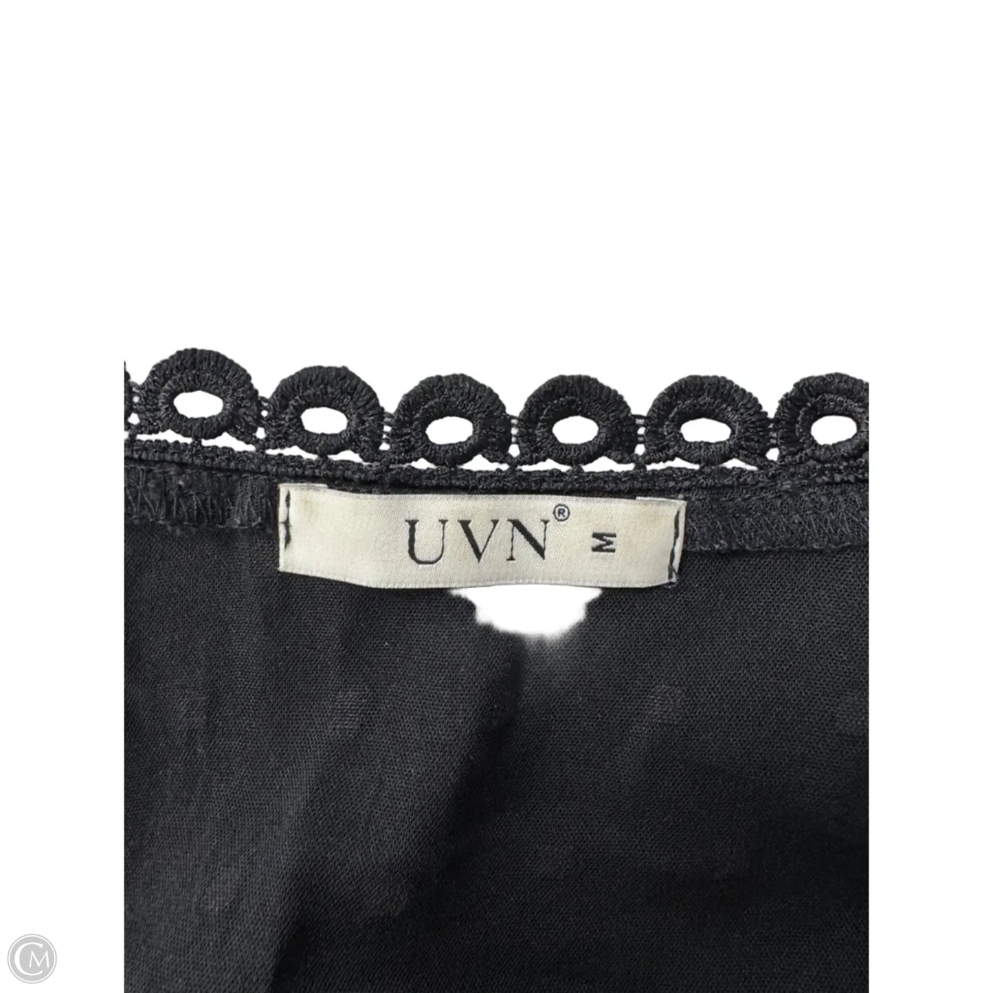 Top Short Sleeve By Clothes Mentor In Black, Size: M